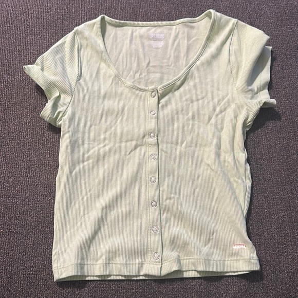 Victoria Secret Lime Green Crop Top - Picture 1 of 2